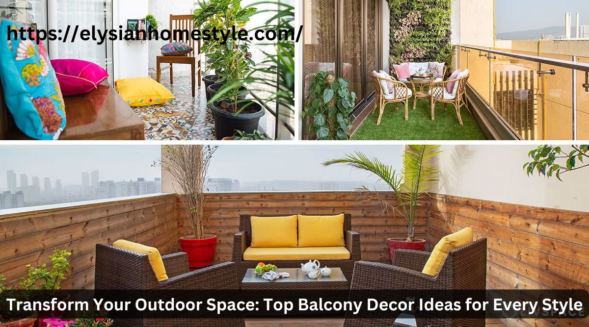 Transform Your Outdoor Space: Top Balcony Decor Ideas for Every Style